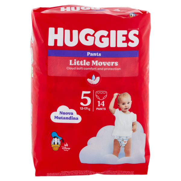 Huggies Little Movers Pants 5 12-17 Kg 14 pz