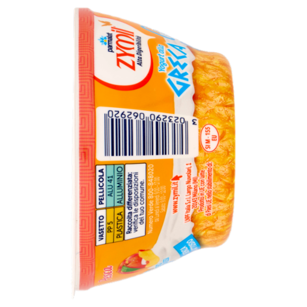 ZYMIL Alta Digeribilità Senza Lattosio Yogurt alla Greca Zero Grassi Pesca 150g