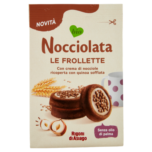 Rigoni di Asiago Nocciolata le Frollette al cacao bio 250 g