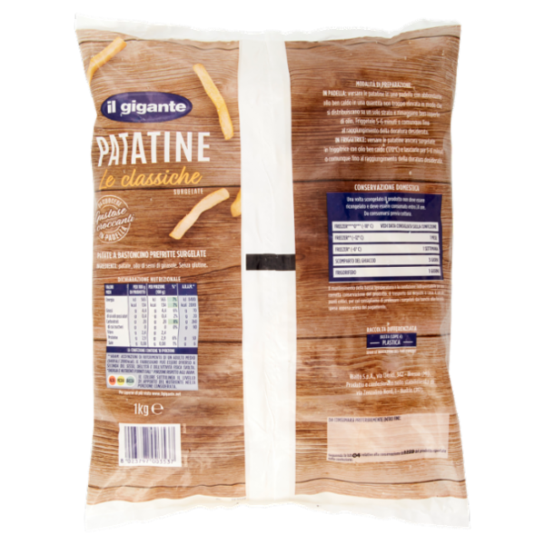 IL GIGANTE Patatine le classiche Surgelate 1 kg