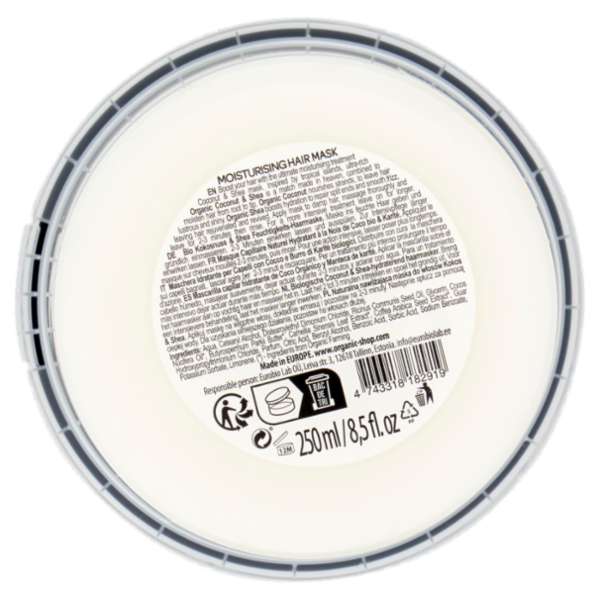 organic shop tropical coconut & shea Hair Mask 250 ml