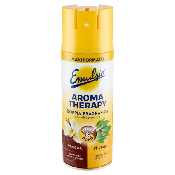 Emulsio Aroma Terapy Doppia Fragranza Vaniglia Tè Verde 350 ml