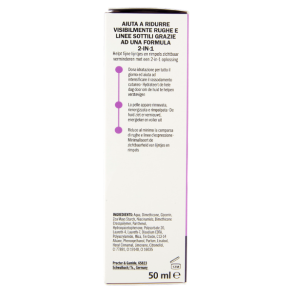 Olay Crema Viso Giorno Antirughe con Siero Rassodante Tonifica e Rassoda 2in1 50 ml