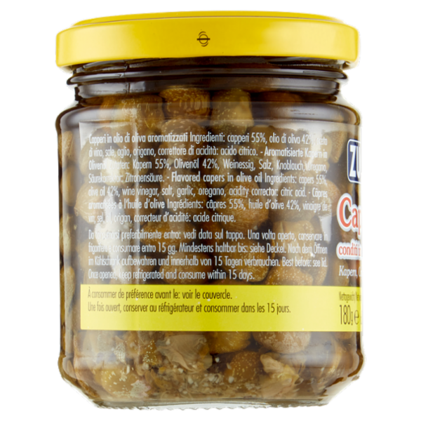 Zuccato Capperi conditi in olio d'oliva 180 g