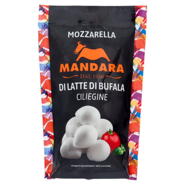 Mandara Mozzarella di Latte di Bufala Ciliegine 120 g