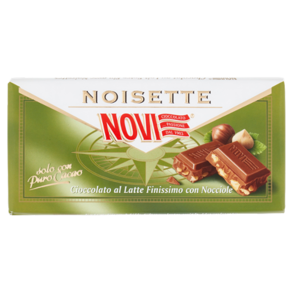 Novi Noisette Cioccolato al Latte Finissimo con Nocciole 100 g