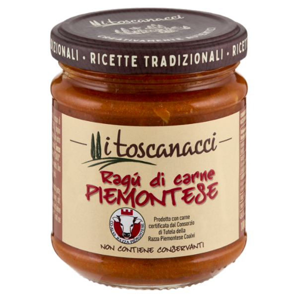 i toscanacci Ragù di Carne Piemontese 180 g
