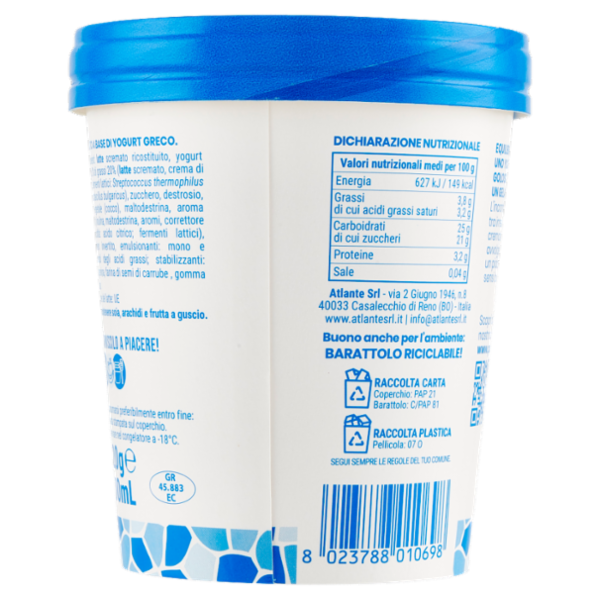 Pavlakis Gelato di Yogurt Greco Naturale 320 g