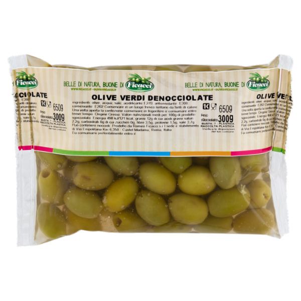 Ficacci Olive Verdi Denocciolate 650 g