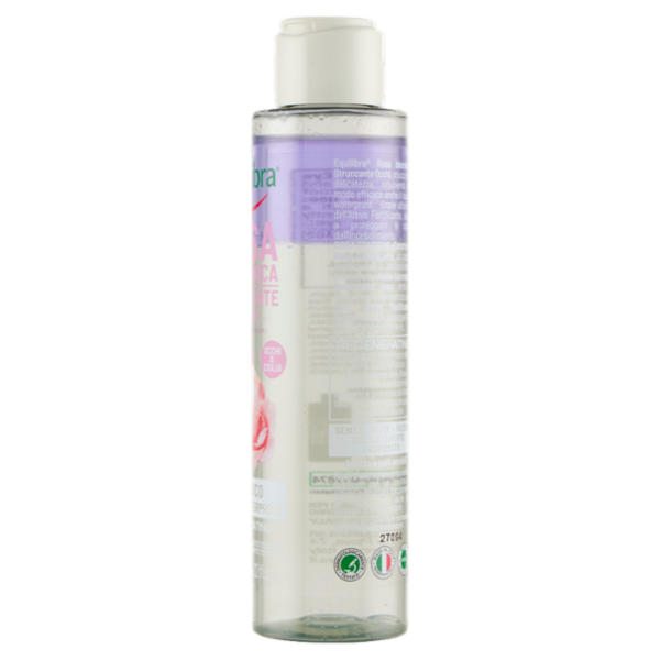 equilibra Rosa Ialuronica Struccante Occhi Bifasico Trucco Waterproof 125 ml