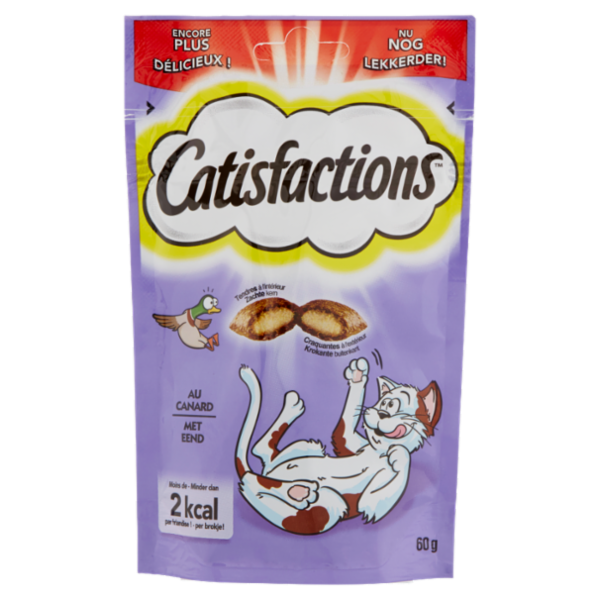 Catisfactions Snack Gatto con Anatra 60 g