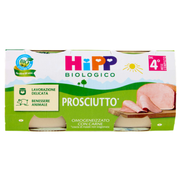 HiPP Biologico Prosciutto* 2 x 80 g