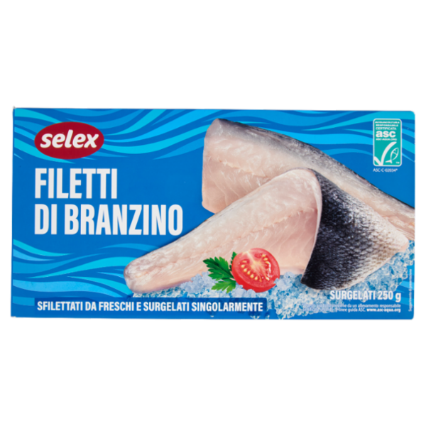 Selex Filetti di Branzino Surgelati 250 g