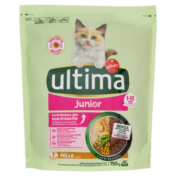 ultima Cat junior 1-12 Mesi con Pollo 750 g