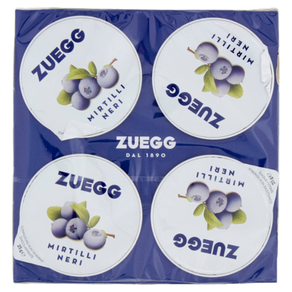 Zuegg Mirtilli Neri 4 x 25 g