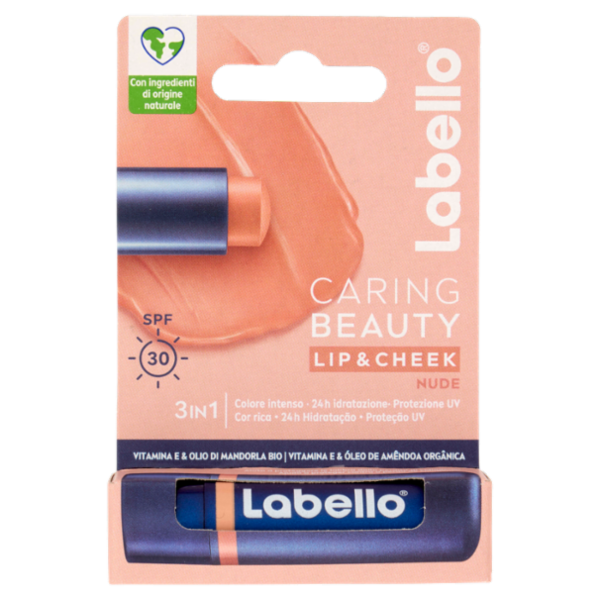 Labello Caring Beauty Lip & Cheek Nude SPF 30 4,8 g