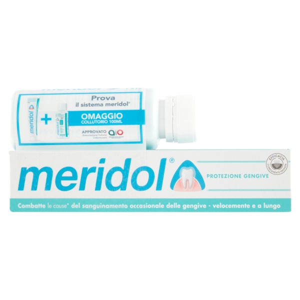 meridol kit Protezione Gengive dentifricio 75ml e collutorio 100ml
