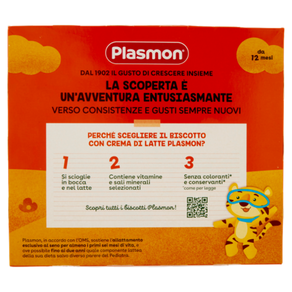 Plasmon il Biscotto Crema di Latte 320 g