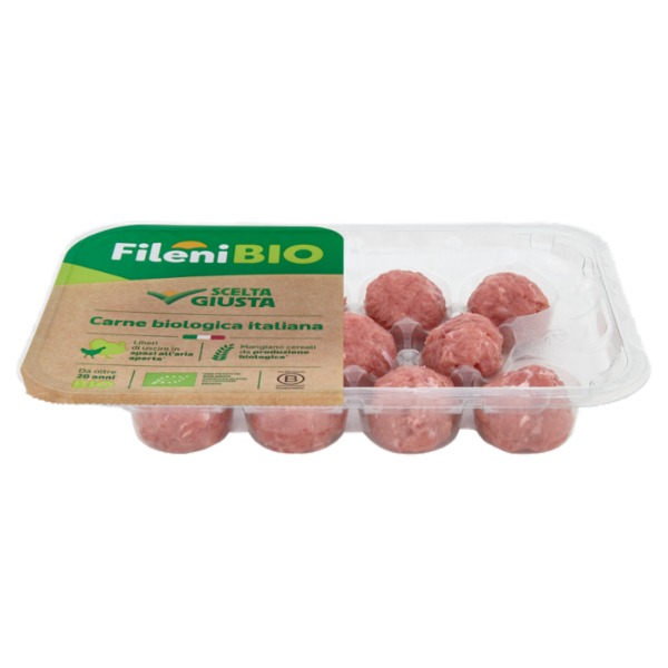 Fileni Bio Polpette di Pollo e Tacchino Biologiche 0,240 kg