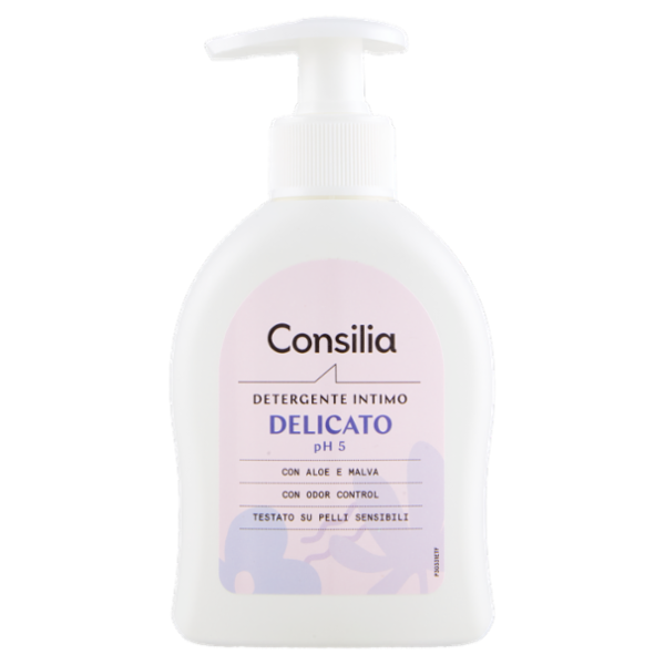 Consilia Detergente Intimo Delicato con Estratti di Aloe e Malva pH5 200 ml