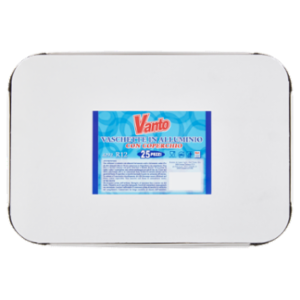Vanto Contenitore In Alluminio Con Coperchio 31x21x4 Cm 25 Pezzi