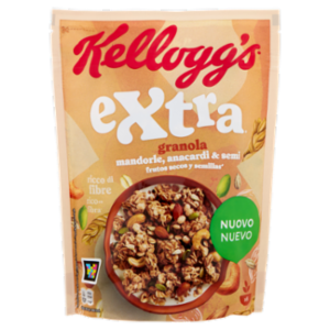 Kellogg's Extra Granola Mandorle, Anacardi & Semi 375 g