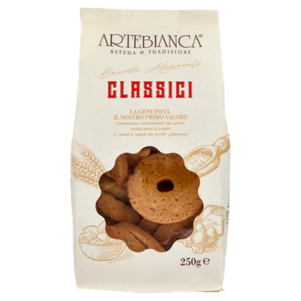 Artebianca Biscotti Artigianali Classici 250 g