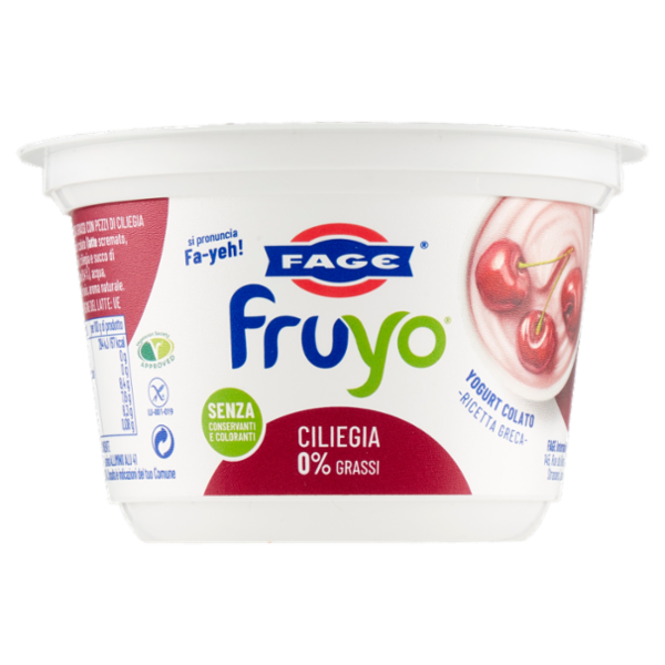 Fage fruyo Ciliegia 0% Grassi 150 g