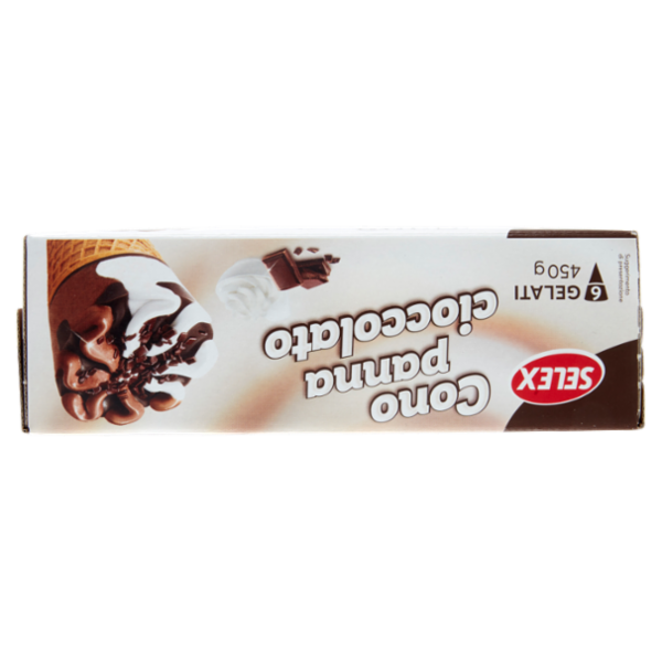 Selex 6 Coni di Gelato Panna e Cioccolato 450 g