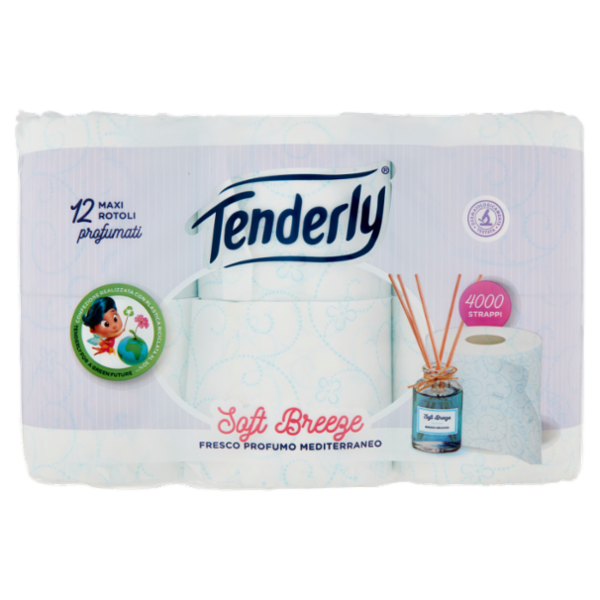 Tenderly Soft Breeze Maxi Rotoli profumati 12 pz