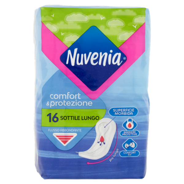Nuvenia comfort & protezione Sottile Lungo 16 pz