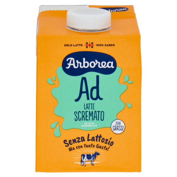 Arborea Ad Latte Scremato ad Alta Digeribilità Zero Grassi Senza Lattosio 500 ml