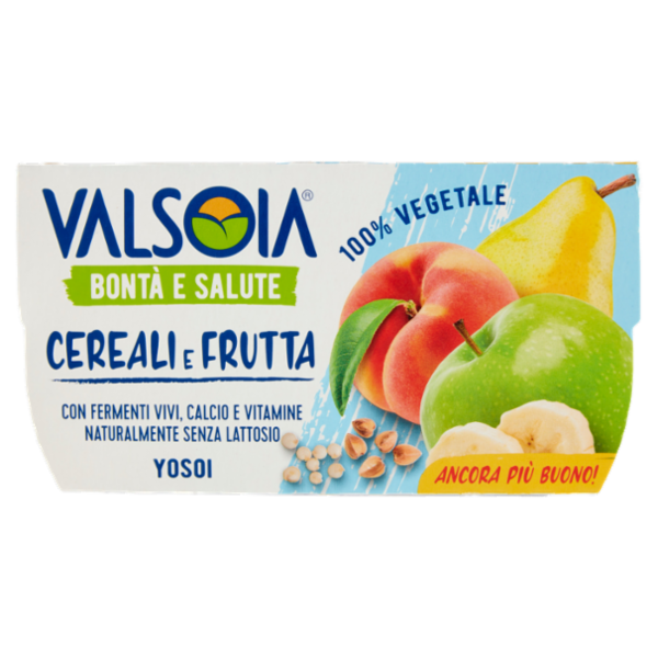Valsoia Bontà e Salute Cereali e Frutta 2 x 125 g