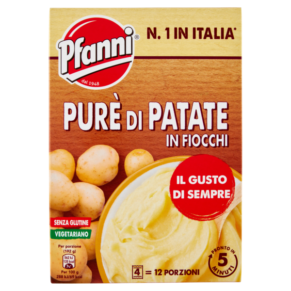 Pfanni Purè di Patate in Fiocchi 4 x 75 g