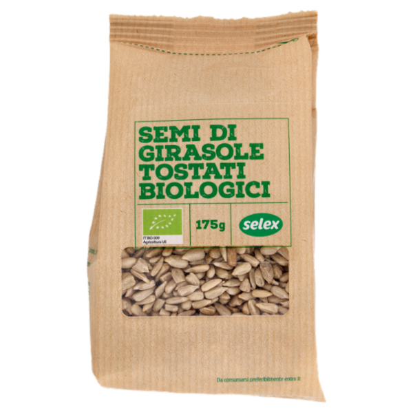 Selex Semi di Girasole Decorticati Tostati Biologici 175 g
