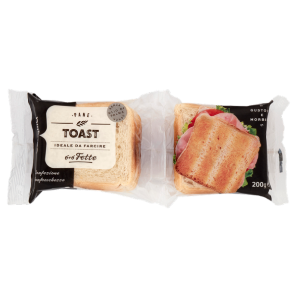 Consilia Pane per Toast 6+6 Fette 200 g