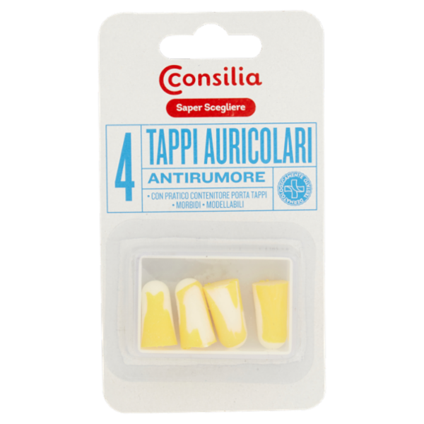 Consilia Saper Scegliere Tappi Auricolari Antirumore 4 pz