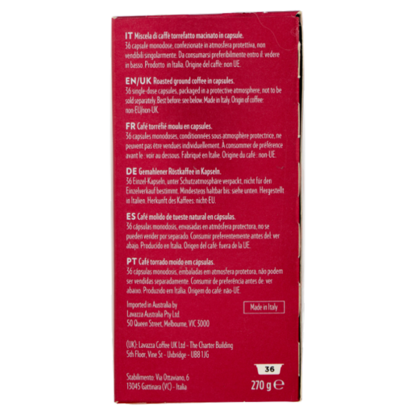 Lavazza A Modo Mio Intenso 36 Capsule 270 g