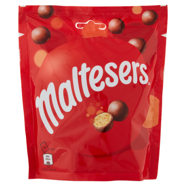 Maltesers croccanti praline al malto ricoperte di cioccolato al latte 135 g