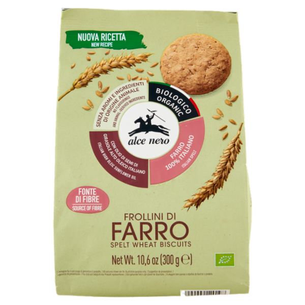 alce nero Frollini di Farro 300 g