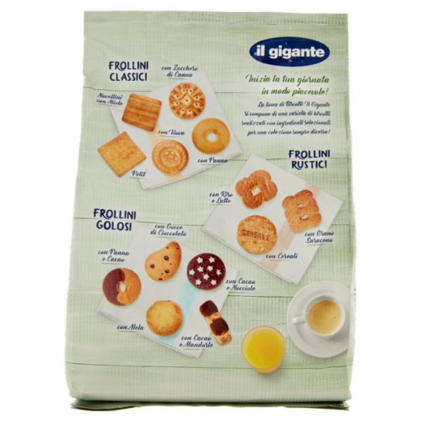 IL GIGANTE Frollini Rustici con Riso e Latte 700 g