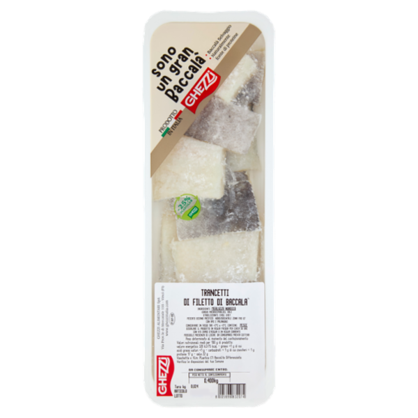 Ghezzi Trancetti di Filetto di Baccalà 0,400 kg