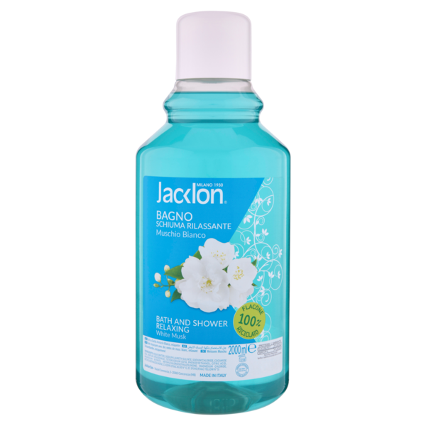Jacklon Bagno Schiuma Rilassante Muschio Bianco 2000 ml
