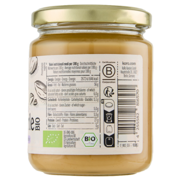 KoRo Crema di Mandorle Bio 250 g