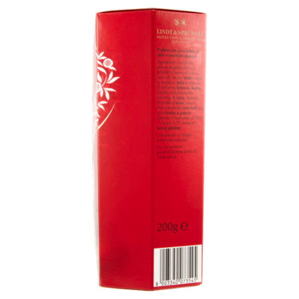 Lindt Cioccolatini Lindor Cioccolato al latte Scatola 200 g