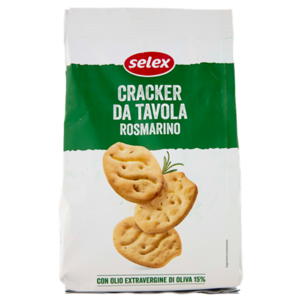 Selex Cracker da Tavola con Rosmarino 300 g