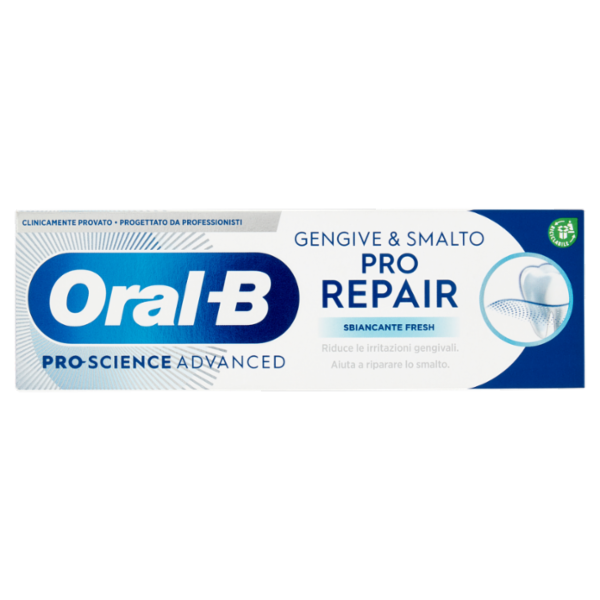 Oral-B Pro-Science Advanced Dentifricio Gengive & Smalto Pro Repair Sbiancante Fresh 75 ml
