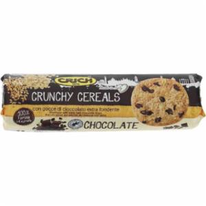 Crich Biscotti ai Cereali con Gocce di Cioccolato Extra Fondente 250g