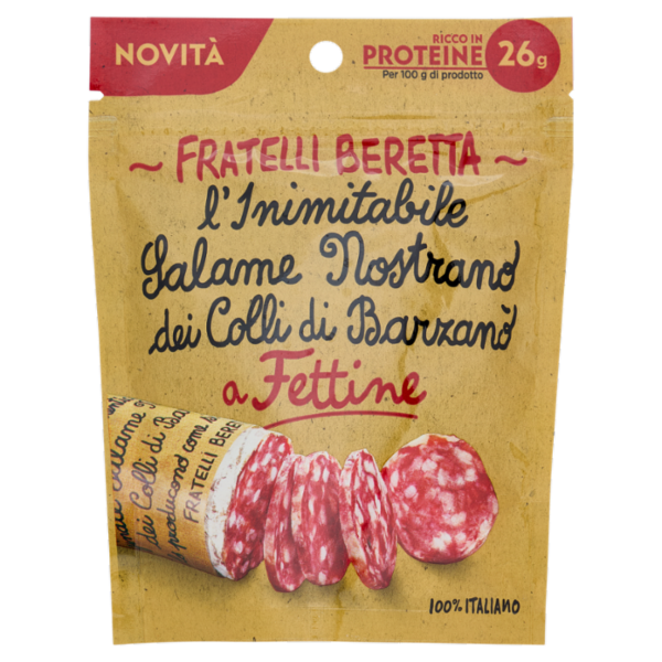 Fratelli Beretta l'Inimitabile Salame Nostrano dei Colli di Barzanò a Fettine 70 g
