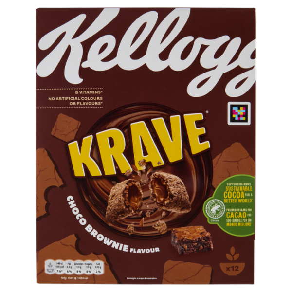 Kellogg's Krave Choco Brownie Flavour 375 g